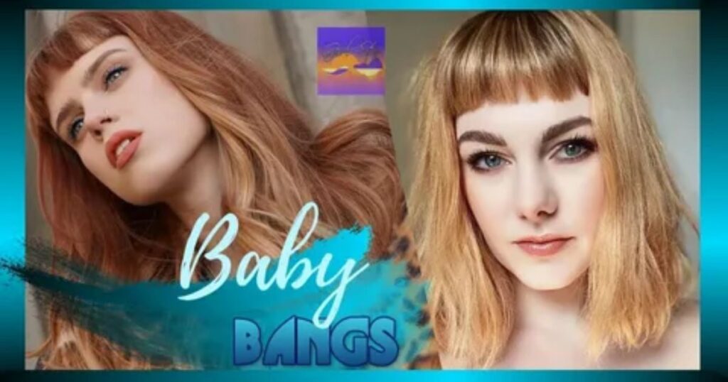 Baby Bangs Upswept