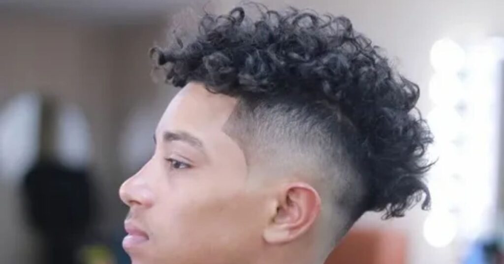 Blowout Low Taper Fade Curly Hair