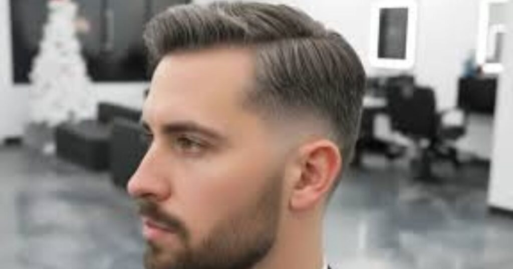 Blowout Taper Fade Straight Hair