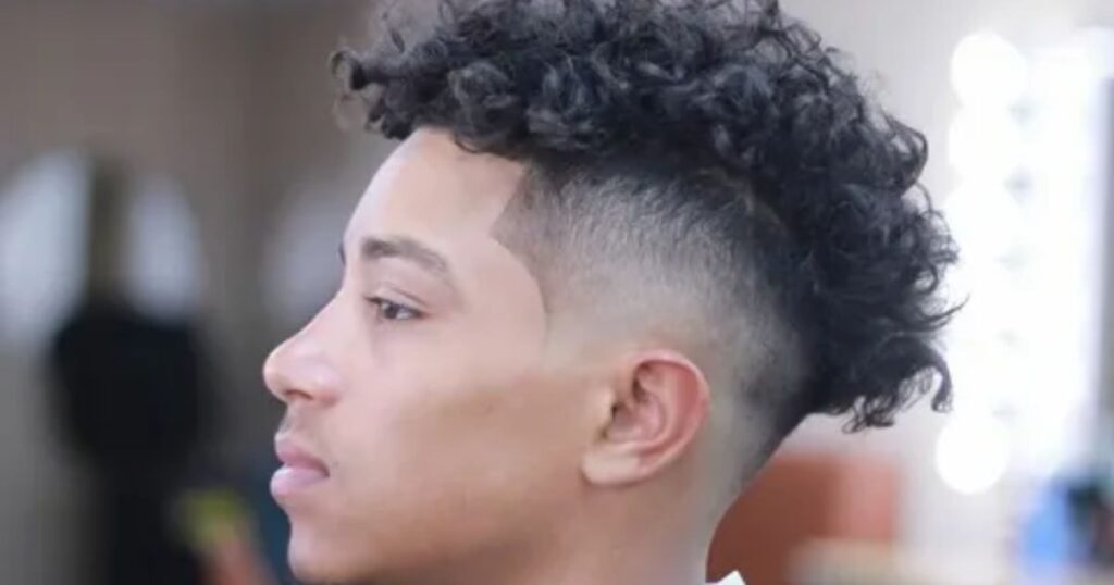 Low Fade With Curls
