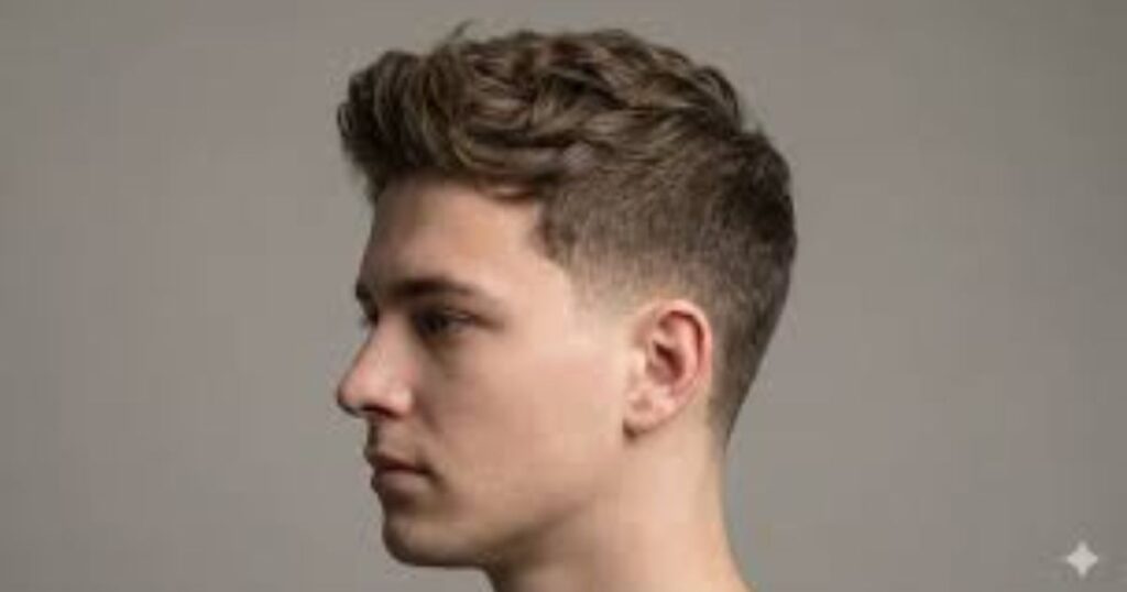 Low Taper Fade with Textured Top
