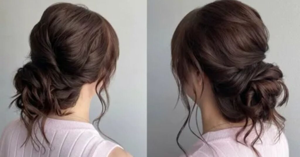 Messy Bun Hairstyle