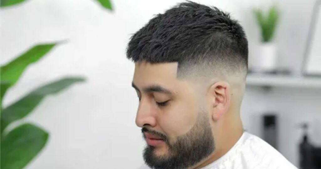 Mid Fade With Textured Crop