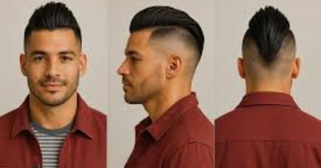  Slicked-Back Top With Undercut Fade