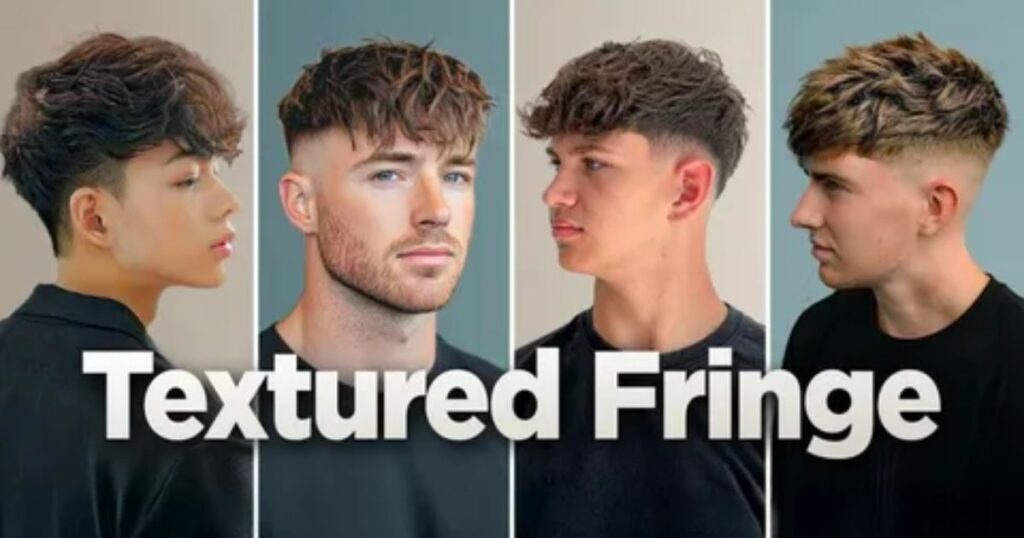 What is a Modern Textured Fringe Haircut