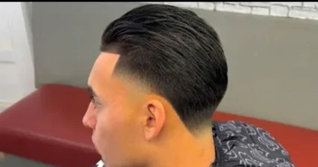 Asian Slick Back Fade Style