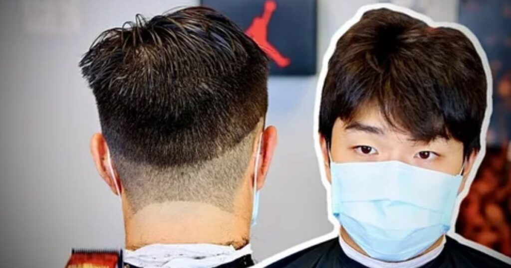 Asian Straight Hair With Low Taper Fade