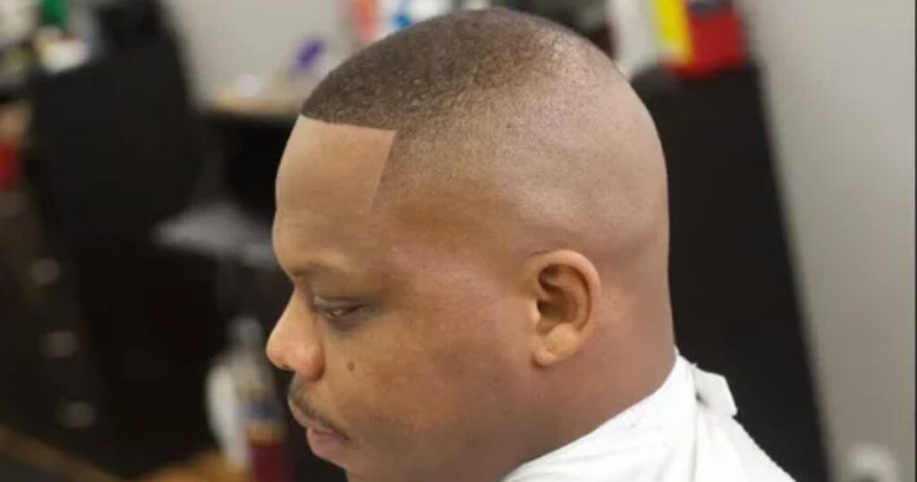 Bald Taper Fade For White Male