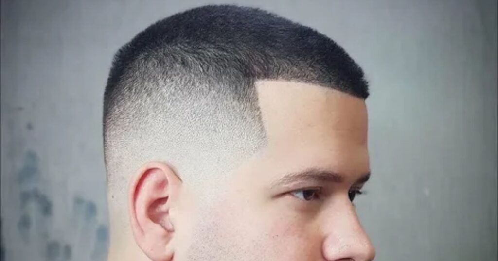 High Fade Long Buzz Cut