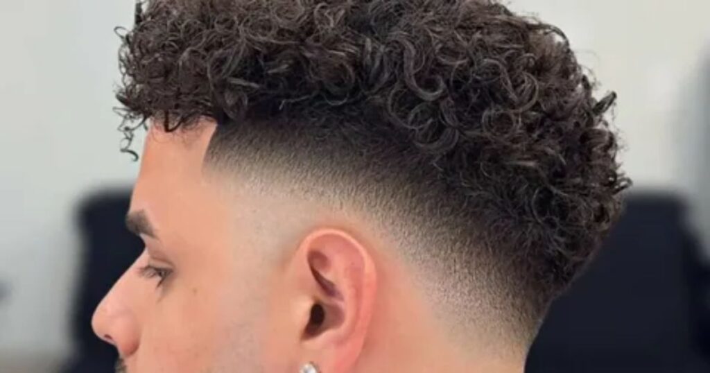 Low Fade With Curly Hair