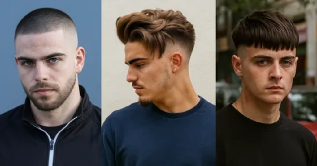  Low Skin Fade With Messy Fringe