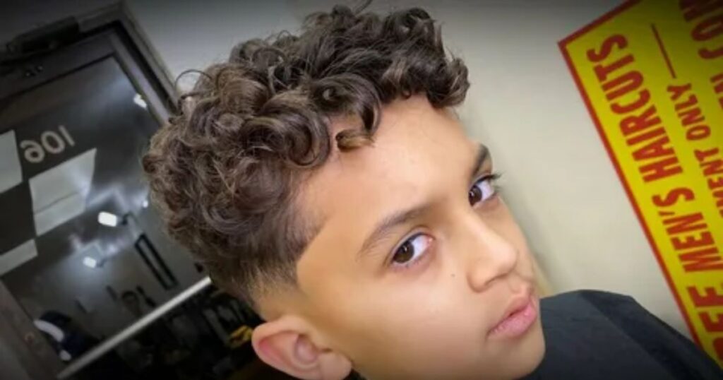 Messy Curls For Boys