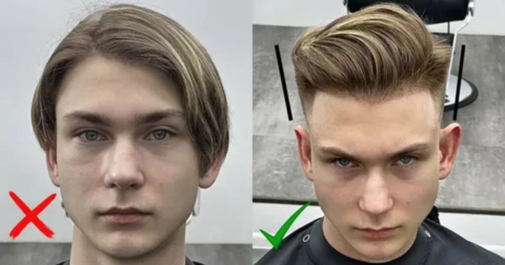 Mid Taper Fade For White Male