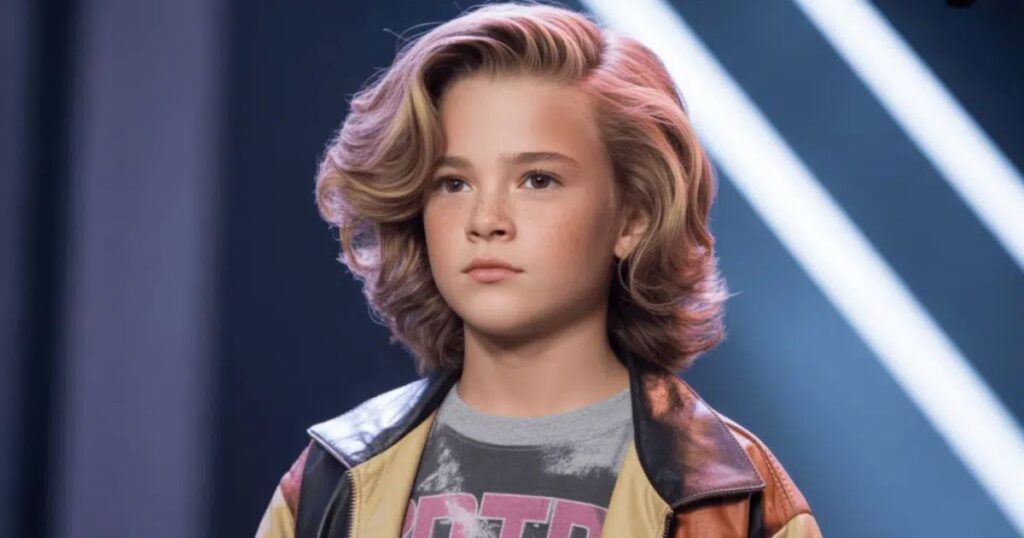 Popstar-Inspired Boy's Haircut