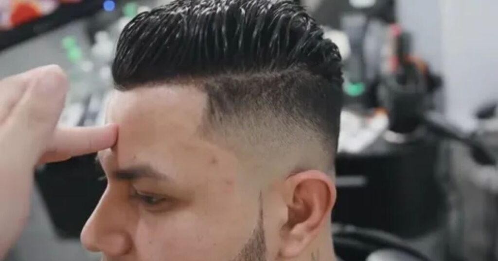 Sculpted Winds: Artistic Burst Fade