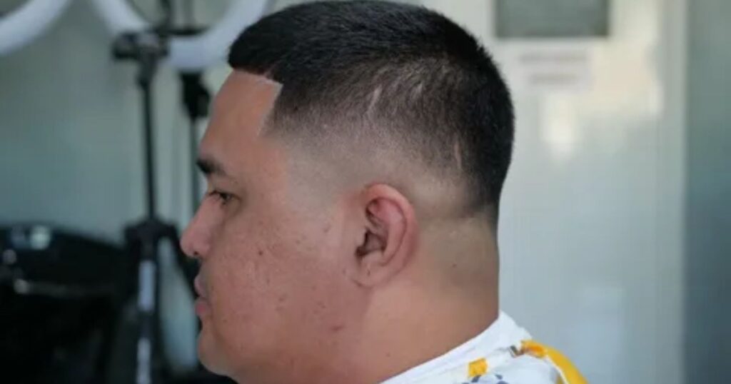 Taper Fade Long Buzz Cut