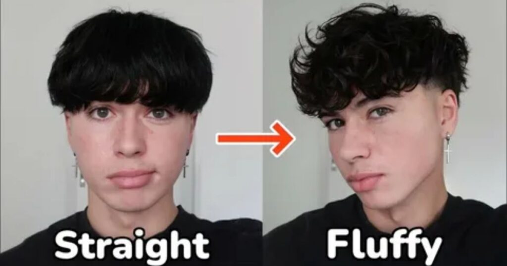 Thick Fluffy Style With Low Taper