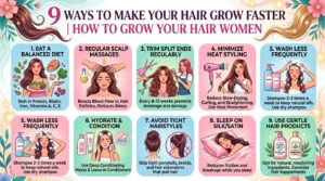 9 Ways to Make Your Hair Grow Faster | How to Grow Your Hair