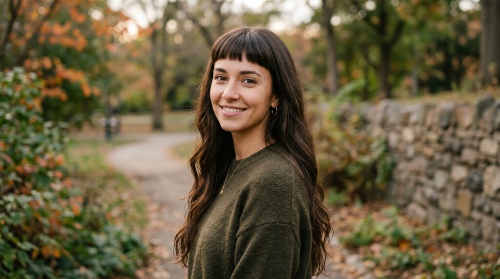 Baby Bangs With Long Hair