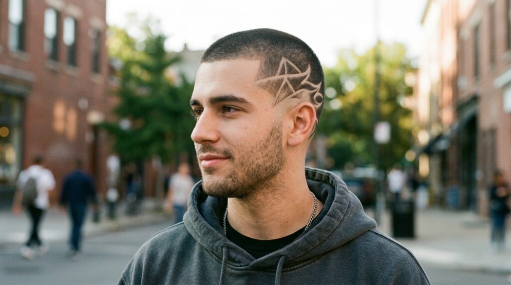 Buzz Cut With Design