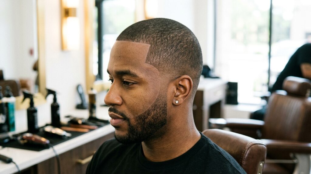 Buzz Cut With Line-Up