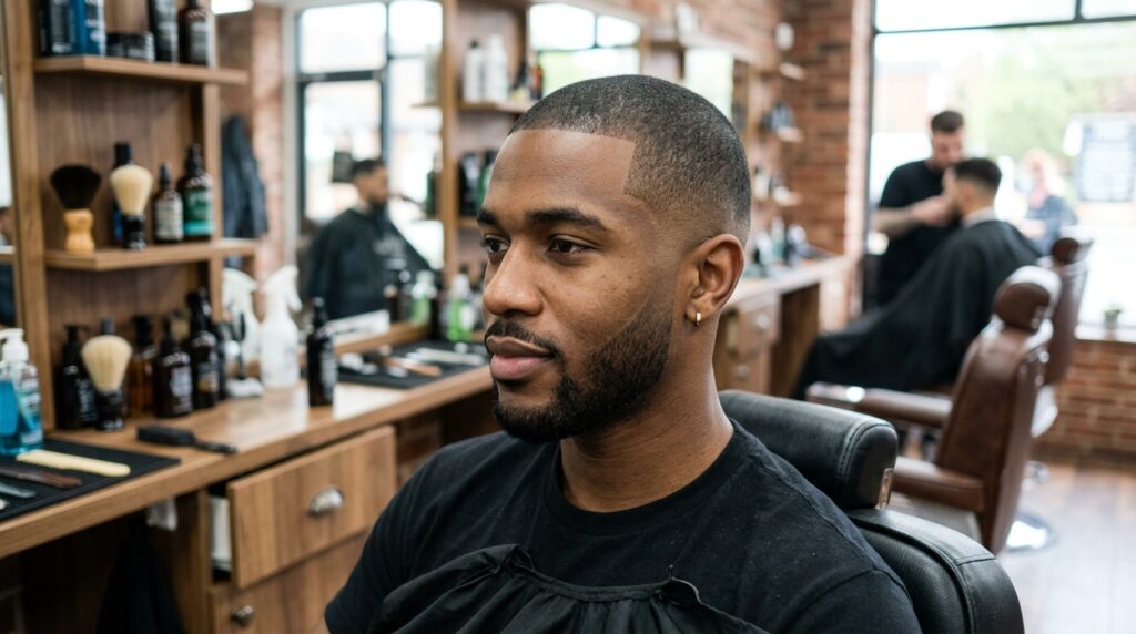 Buzz Cut With Low Taper Fade