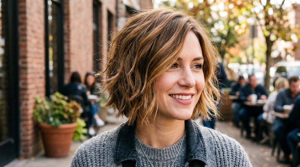 Choppy Bob With Layers