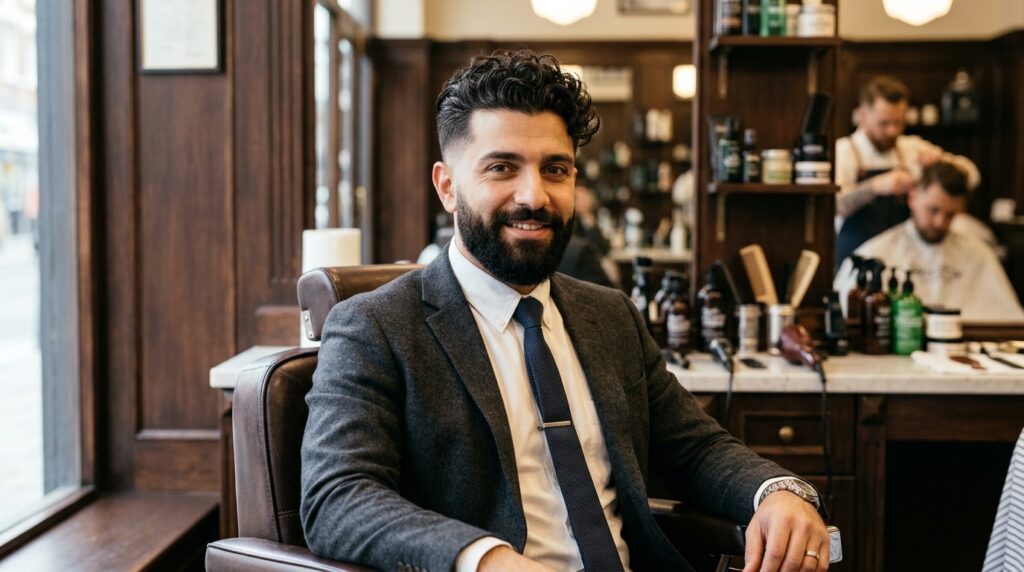 Curly Gentleman's Cut