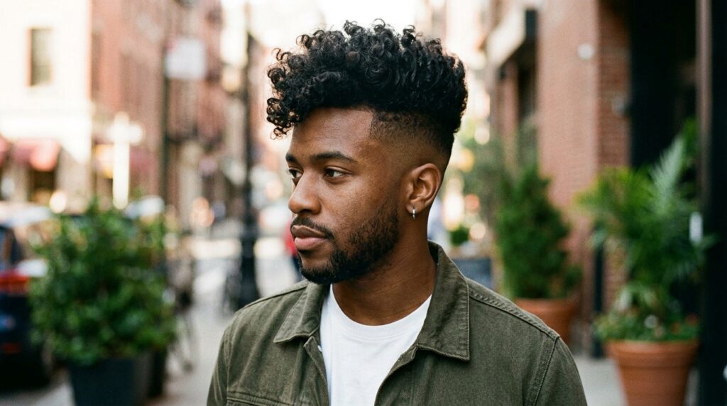 Curly Pompadour