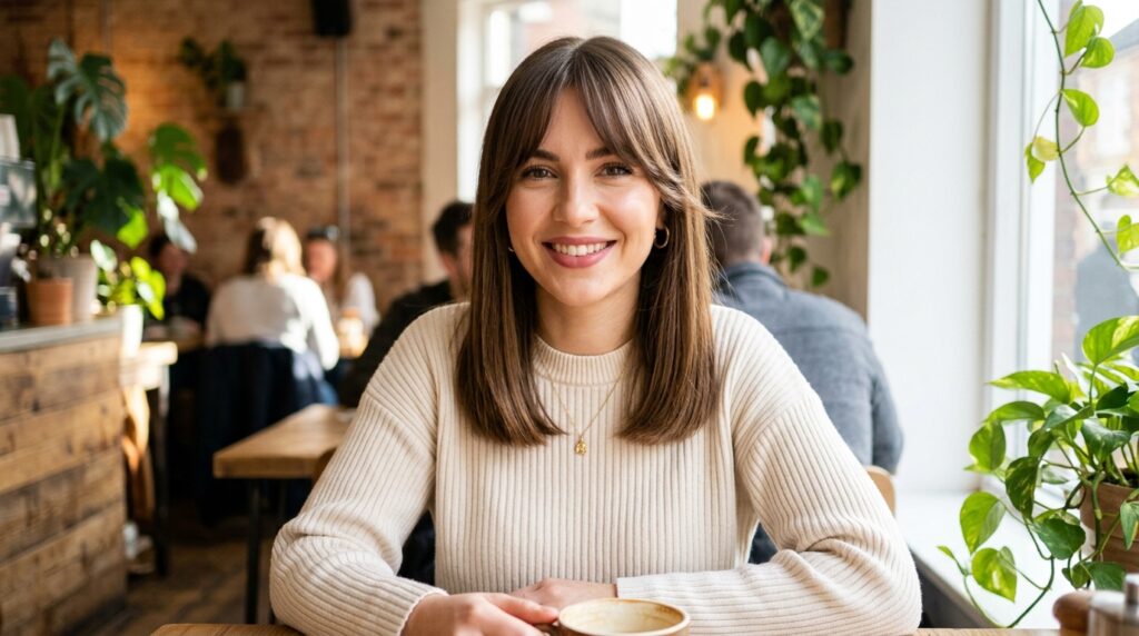  Curtain Fringe With One-Length Hair