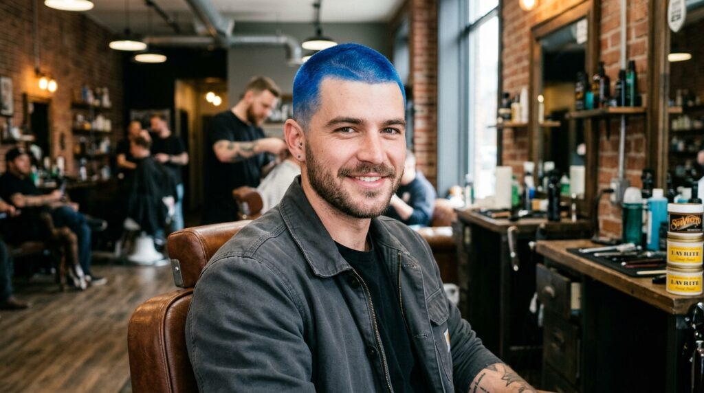 Dyed Buzz Cut