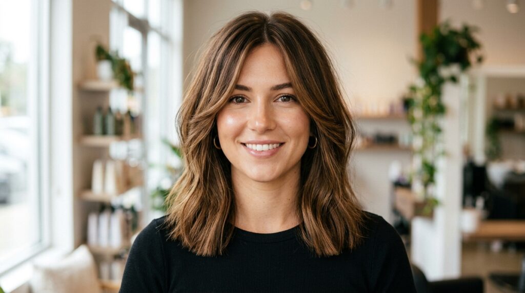  Face-Framing Layers With Blunt Ends