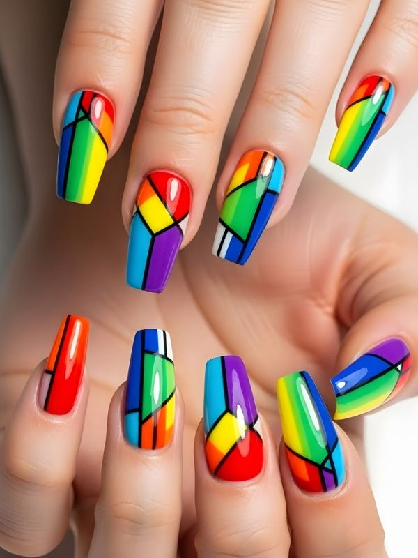 Full Rainbow Color Block