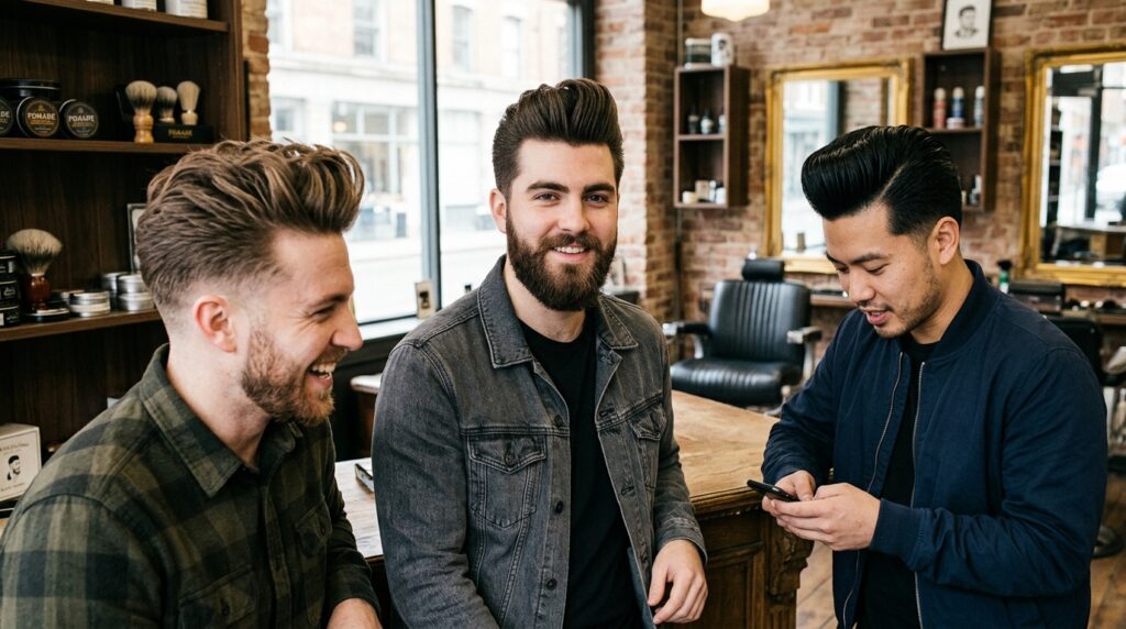 High-Volume Pompadour