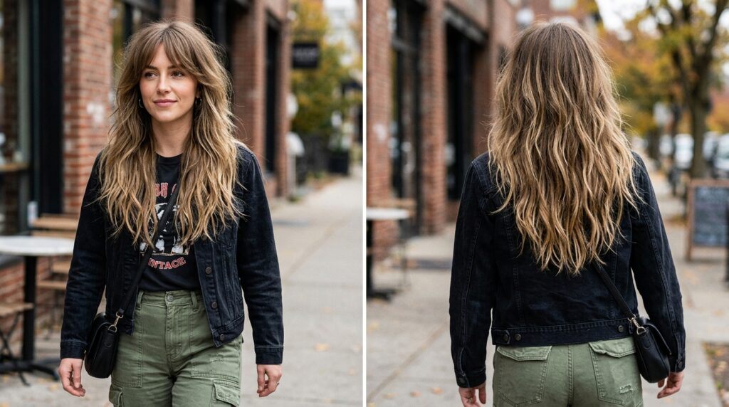 Long Cut With Subtle Wolf-Inspired Shape
