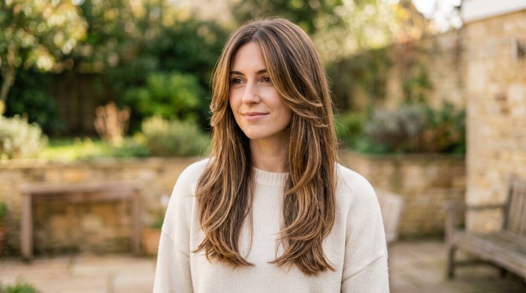 Long Layers With Cheekbone Face-Framing