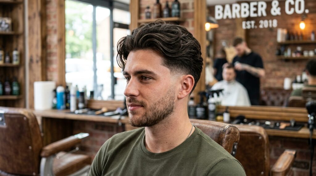 Low Taper Fade With Long Hair