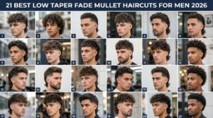 21 Best Low Taper Fade Mullet Haircuts for Men 2026
