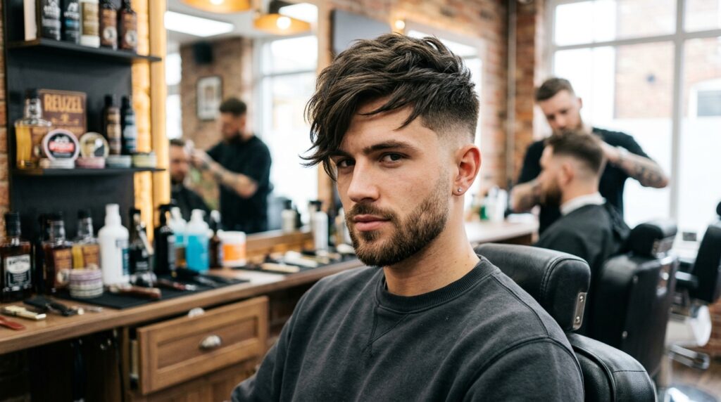 Low Fade With Long Hair
