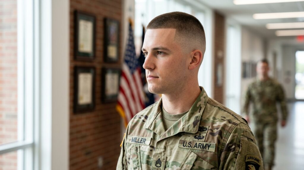 Low Fade Military Haircut