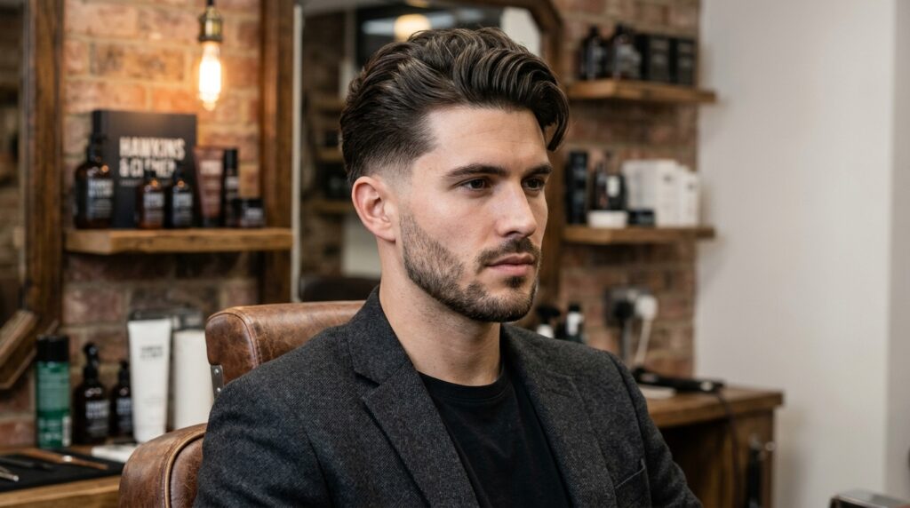 Low Fade Wavy Hair