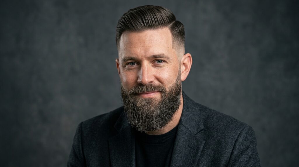 Low Fade With Beard