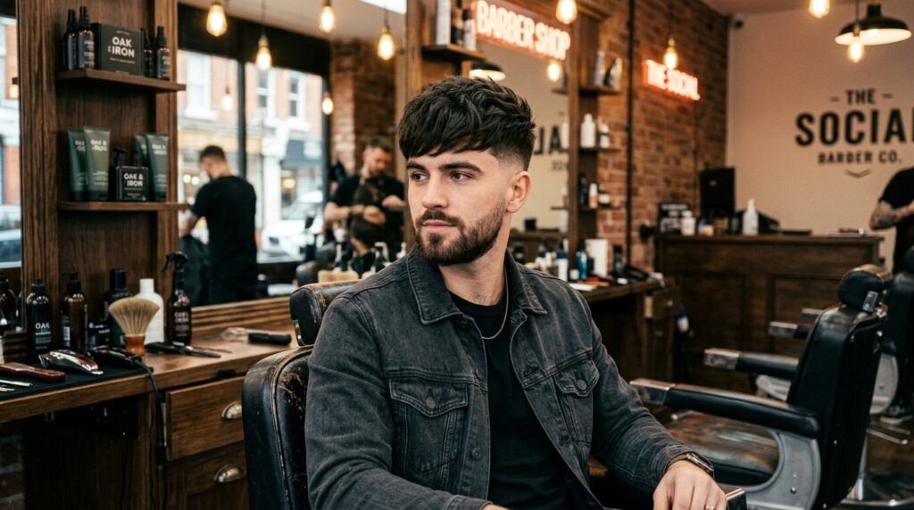 Low Fade With Fringe