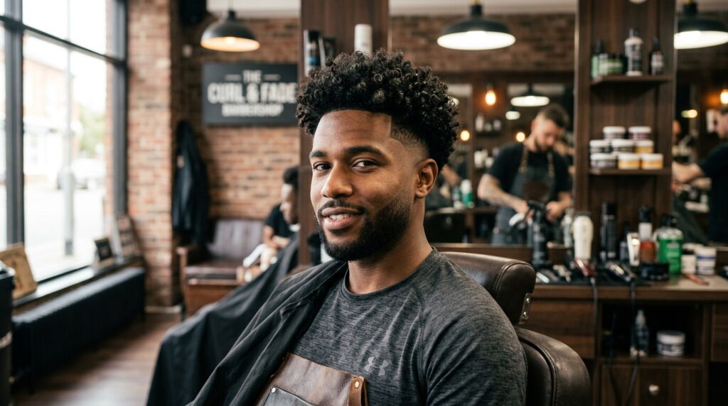 Low Fade Curly Top