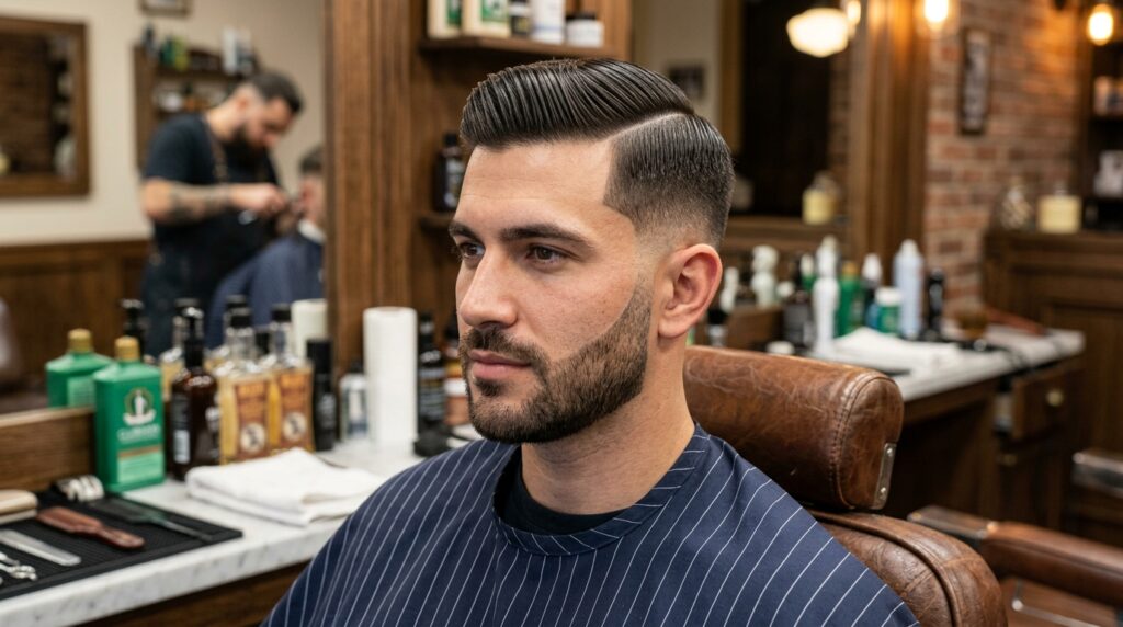 Low Fade Side Part