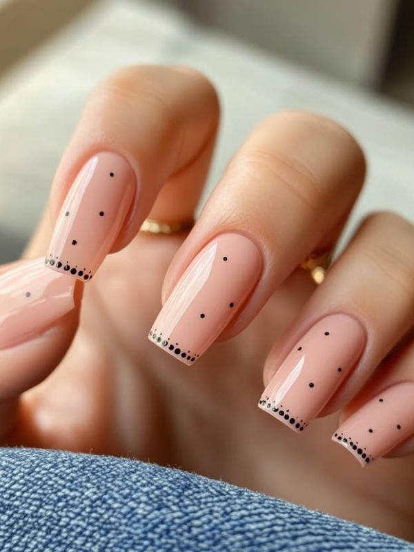Minimal Black Dot Accent