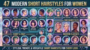 Modern Short Hairstyles for Women: 47 Stylish Haircuts