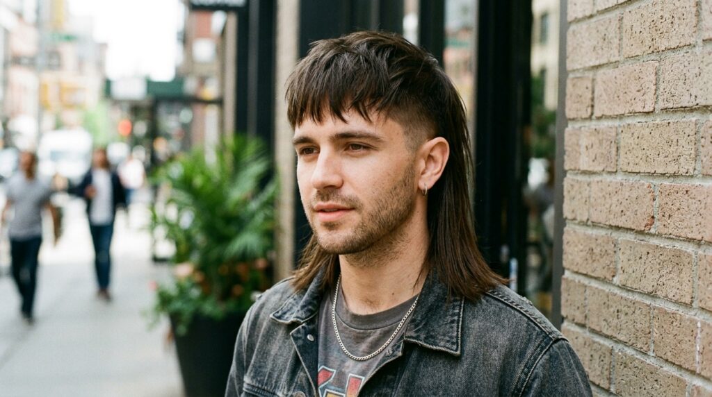 Mullet Straight Hair Style