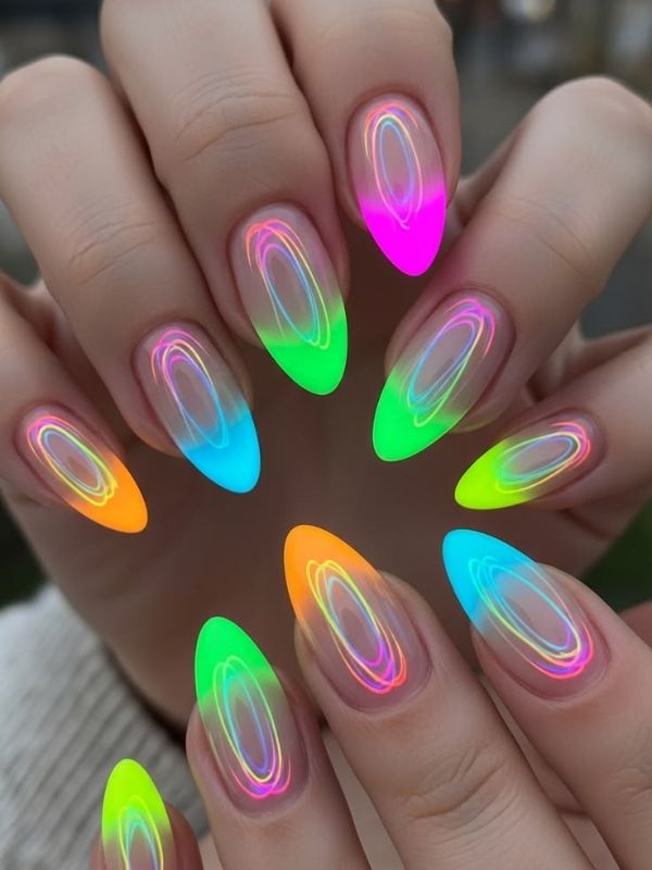 Neon Outline Surprise