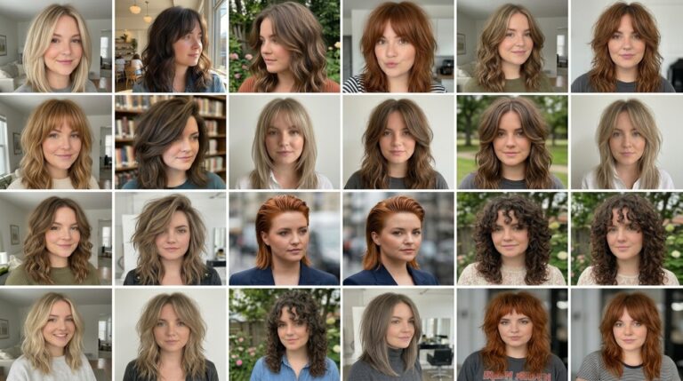 43 Everyday Round Face Layered Medium Hairstyles